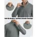 MAGCOMSEN Men's UPF 50+ Long Sleeve Quarter Zip Sun Shirt - Dark Grey Large - Buy Online on GoSupps.com