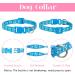 AKlamater 2 Pack Dog Collar and Lead Set Puppy Collar and Lead Set Quick Release Buckle Adjustable Paw Print Puppy Collar Soft Nylon Pet Collar for Puppy Small Medium Dogs - Buy Online on GoSupps.com