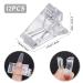 Fantesi 12-Piece Polygel Nail Clip Set | Transparent Nail Tip Clips for Poly Gel Nail Extensions - Buy Online on GoSupps.com