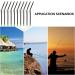 Premium Fishing Anti-Tangle Boom Sleeves Set - 10 Pieces of Black Feeder Accessories for Tangle-Free Fishing - Buy Online on GoSupps.com