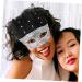 Beaupretty Decor Masquerade Mask Unique Mask Cosplay Mask for Adults Half Mask Creative Mask Party Accessory Rhinestone Mask for Party Carnival Mask Prop Halloween Rhinestones Party Supplies - Buy Online on GoSupps.com