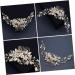 Beatifufu 1pc Pearl Comb Bridesmaid Hair Tie Wedding Hair Comb Pearl Insert Comb Rhinestone Hair Clips Bride Hair Accessories Rhinestone Headpiece Wedding Ornaments Women's Hanfu Hair up - Buy Online on GoSupps.com