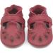 Dotty Fish Soft Leather Baby Shoes | Classic T-Bar Style for Girls | Non-Slip Suede Soles | 0-6 Months to 2-3 Years | Red - Buy Online on GoSupps.com