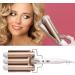 AWHOAS 3 Barrel Curling Iron - 32MM Hair Waver for Women, Beach Waves Crimper with LCD Temp Display - Gold - Buy Online on GoSupps.com