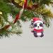 WOBBLO Panda Christmas Ornaments - Acrylic Car Accessories Panda Hanging - Cute Panda Interior Pendant for Christmas Tree Living Room Home Window Car Outdoor - Buy Online on GoSupps.com
