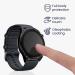 kwmobile Cover for Huami Amazfit GTR 3 / GTR 3 Pro (2-Pack) - Tempered Glass & Plastic Frame - Transparent/Black - Buy Online on GoSupps.com