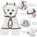 Petcute Waterproof Dog Raincoat with Hood - Breathable Transparent PVC Jacket for Large & Medium Dogs | 3XL Black - Buy Online on GoSupps.com
