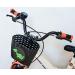 YeloYolker Kids Black Bike Basket with Bell - Cute Front Handlebar Basket for Boys & Girls | Portable Tricycle Basket for School, Outdoor Cycling - Dino Design - Buy Online on GoSupps.com