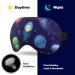 Jellyfish Pattern Sleeping Mask - Soft Cartoon Eye Mask with Adjustable Strap for Comfortable Night Sleep - Buy Online on GoSupps.com