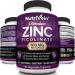 Nutrivein Premium Zinc Picolinate 100mg - Immunity Defense & Cellular Regeneration - 120 Capsules - Buy Online on GoSupps.com