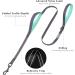 Vivaglory Traffic Handle Dog Leash - Reflective Two Padded Handles Strong Metal Hook 1.2m for Enhanced Dog Training - Gray - Buy Online on GoSupps.com