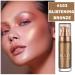 Shimmer Body Oil: All-in-One Makeup Highlighter for Face & Body - Glistening Bronze | Waterproof & Radiant Formula - Buy Online on GoSupps.com