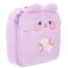 FOMIYES Napkin Storage Bag Period Bag Menstrual Pad Pouch With Zipper Accessories For Girls (Purple)