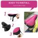 Kids Gel Bike Seat Cushion Cover | Memory Foam Child Seat Cover 9x6 | Breathable & Water Resistant | Pink - Buy Online on GoSupps.com