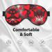 Buy Red Hearts Firework Print Unisex Sleep Eye Mask | Soft Comfort Eye Shade for Travel Yoga and Shift Work International Shipping Available - Buy Online on GoSupps.com