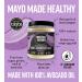 Hunter & Gather Garlic Avocado Oil Mayo 250g | Paleo Keto Avocado Mayo with British Free Range Egg Yolk | Sugar & Gluten Free | Lemon Zest & Black Pepper | Pack of 1 - Buy Online on GoSupps.com
