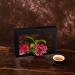 Floral Arranging Vase Set: Black Rectangle Photo Frame Shaped Plastic Ikebana Vases with Flower Frog - Ideal for Ikebana Floral Art Home Decor - Buy Online on GoSupps.com