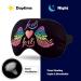 Rainbow Wings Heart Sleep Mask | Adjustable Strap Blindfold for Men and Women | Blocks Light for Travel and Nap - Buy Online on GoSupps.com
