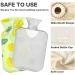 Naanle 1L Yellow Juicy Lemon Hot Water Bottle | Transparent Pain Relief & Warm Hand/Foot Therapy | Ideal for Bed & Cold Therapy - Buy Online on GoSupps.com