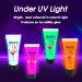 UV Face and Body Paint Glow Set - 8 Fluorescent Colors for Neon Halloween & Parties | International Shipping - Buy Online on GoSupps.com