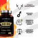 Mother Nature Organic Black Maca Root 30 000mg - 180 Capsules for Energy & Vitality - Buy Online on GoSupps.com