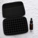 Milists 60-Bottle Essential Oil Storage Box - Shockproof Waterproof Durable with Foam Insert | 15ml Capacity | Black - Buy Online on GoSupps.com