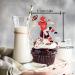 Rugby Ball Dessert Cupcake Topper Super Bowl Touchdown Sport Game Day Theme Decor Supplies Men Boys Happy Birthday Party Decorations set 18pcs Glitter - Buy Online on GoSupps.com