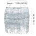 Kakaco Women's Sparkly Belly Dance Sequin Fringe Party Skirt - A-silver - Buy Online on GoSupps.com