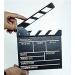 Marery Wooden Clapboard Director Film Movie Slateboard Clapper Board - Black - Buy Online on GoSupps.com