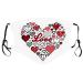 Valentine's Day Face Bandanas Couple Matching Face_Masks - Beast & Beauty- Reusable Cloth Face_Mask