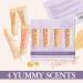 Kit de gommage pour les l vres exfoliant et cr me hydratante - Exfoliant hydratant pour les l vres | 4 produits de soins des l vres hydratants pour les l vres ensemble de gommages l vres - Buy Online on GoSupps.com