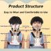 Buy SFKLYU Children's Spine Orthosis Neck Brace - Adjustable Breathable Support for Head Neck & Chest - Buy Online on GoSupps.com