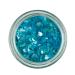 N&BF Nail Art Muschelspleter | Crushed Petrol Shells for Gel Nails & Acrylics | Glitter Sea Shells Inlays | Blue Perlmutt Splinters - Buy Online on GoSupps.com