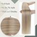 LAAVOO Microring Extensions - Real Hair Blond 50cm Cold Fusion Micro Loop Extensions (Ashblond #18/613) | 50g Package - Buy Online on GoSupps.com