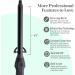 MINT Professional Curling Wand 3/4 Inch - Ideal for Long & Thick Hair | Ionic Ceramic Tourmaline Barrel | Adjustable 230-430 F | Worldwide Shipping Available - Buy Online on GoSupps.com