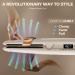 MiroPure 2-in-1 Flat Iron Hair Straightener & Curler - Titanium Ceramic Ionic Styler with Cool Air Dual Voltage & Auto Off for Travel - Buy Online on GoSupps.com