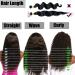 Buy SEGO 16 Real Hair Tress - 100% Unprocessed Brazilian Body Wave Extensions Medium Brown - Virgin Human Hair Weave Bundle - Buy Online on GoSupps.com