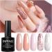 INPING Gel Nail Polish Set - 10 Colors Nude Gray White Skin Natural Dust Purple Glitter Pink Soak Off UV Varnish - Ideal for DIY Nail Art, Manicure Salon - 8ml (Light Nude) - Buy Online on GoSupps.com