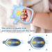 Chuya Teething Toys for Babies 3-12 Months | BPA-Free Silicone Baby Teethers | Dust-Proof & Easy to Clean | Chew Toy for Infants & Toddlers | No Drop Design | 2 Pack (Blue & Pink) - Buy Online on GoSupps.com