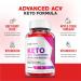 (2 Pack) True Form Keto Gummies with ACV - Vegan Formula with Vitamin B12, Beet Root Juice - 120 Gummies - Buy Online on GoSupps.com