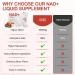NAD+ Liquid Supplement 1000mg, Premium Nicotinamide Riboside & Resveratrol with PQQ, Advanced NAD Supplement for Men & Women, Natural NAD+ Stick for Anti-Aging, Energy, Focus, Berry Flavor 30 Packs - Buy Online on GoSupps.com