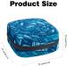 Fish Print Menstrual Cup Pouch & Sanitary Napkin Storage Bag - Travel Makeup Organizer (Color 6) - Buy Online on GoSupps.com