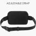 ZORFIN Fanny Packs for Women Men Black Crossbody Fanny Pack Belt Bag with Adjustable Strap Fashion Waist Pack for Outdoors/Workout/Traveling/Casual/Running/Hiking/Cycling (Black Gray Zipper) - Buy Online on GoSupps.com