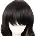 MapofBeauty 28 Charming Women Side Bangs Long Curly Synthetic Wig - Black Mixed Brown - Buy Online on GoSupps.com