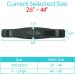 Vive Lower Back Support Brace - Adjustable Lumbar Belt for Heavy Lifting, Herniated Disc, Sciatica Relief - Compression Posture Device for Men & Women - Black (Waist Size 2...) - Buy Online on GoSupps.com
