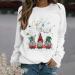 Women's Christmas Snowman & Penguin Print Sweatshirt O-Neck Raglan Top Pullover for Winter | Cute, Comfy, and Warm Xmas Jumper | Loose Tunic Sweater - Buy Online on GoSupps.com