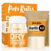 Dry Shampoo Powder and Refill X2 Unscented Non Aerosol For Dark and Blonde Hair Hair Volumizing Mattifying Root Travel Hair Styling Powder & Fuller Looking Refreshing