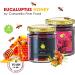 Eucalyptus honey 250g Caravella Fine Food Powerful balsamic and woody notes Italian Raw Rich in antioxidants and enzymes Soothing and calming Ideal for Wellness Cough Skin Detox - Buy Online on GoSupps.com