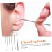 TOYZFRIENDY 3Sets Portable Ear Cleaning Kit Durable Earwax Tools for Adults Smooth Design for Comfort Essential Earwax Picker Supplies - Buy Online on GoSupps.com
