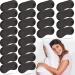24 Pack Blindfold Eye Mask Cover Sleep Mask for Party Games Travel Sleep Team Build Party Supply with Adjustable Strap for Women Men Kids Black
